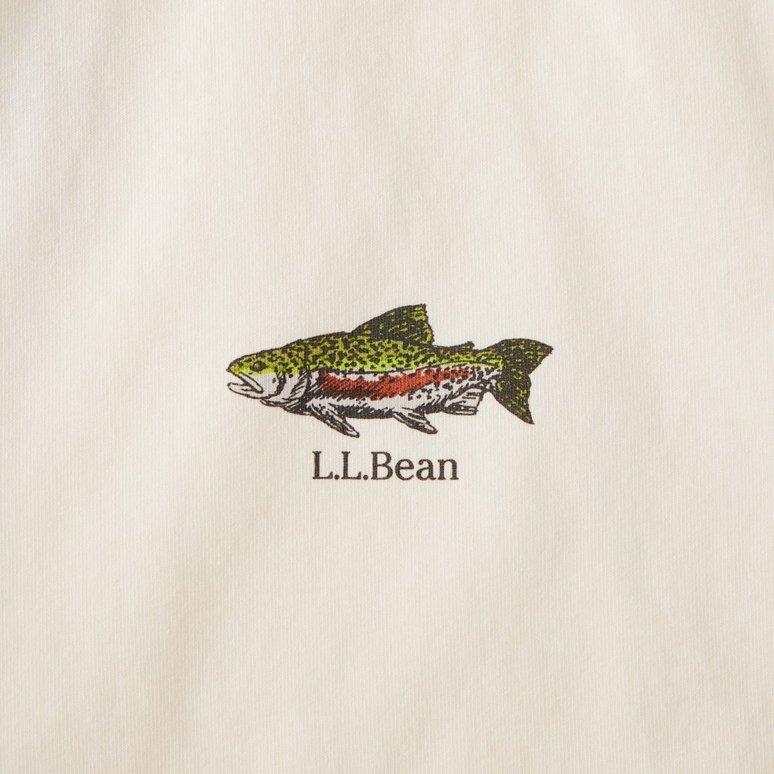 L.L.BEAN [エルエルビーン] モリル ショートスリーブ チェスト グラフィック Tシャツ [6275-4141] 09 R.TROUT