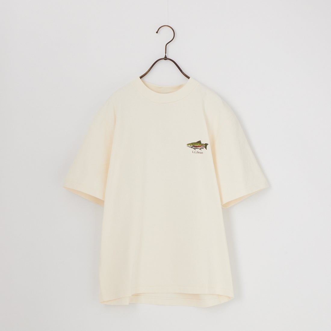 L.L.BEAN [エルエルビーン] モリル ショートスリーブ チェスト グラフィック Tシャツ [6275-4141] 09 R.TROUT