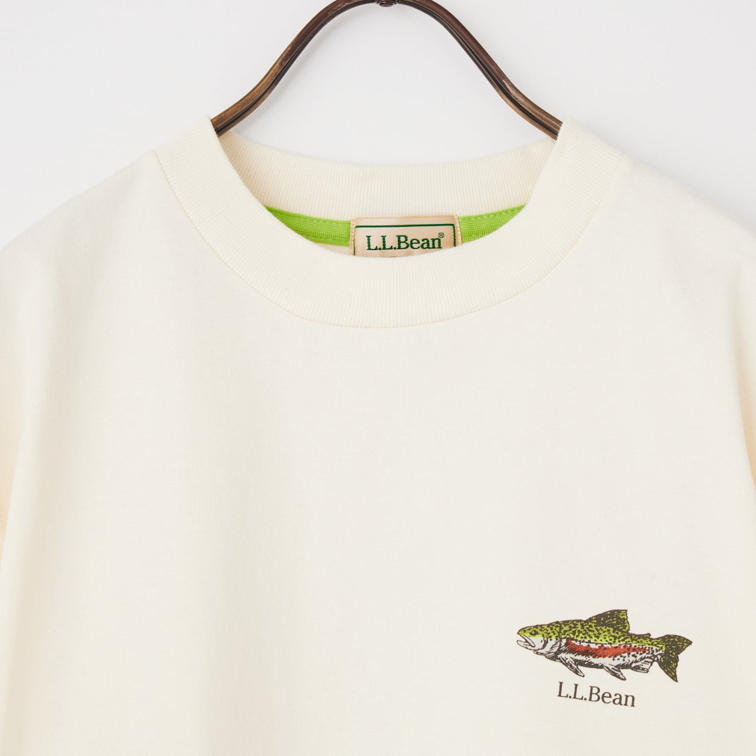 L.L.BEAN [エルエルビーン] モリル ショートスリーブ チェスト グラフィック Tシャツ [6275-4141] 09 R.TROUT
