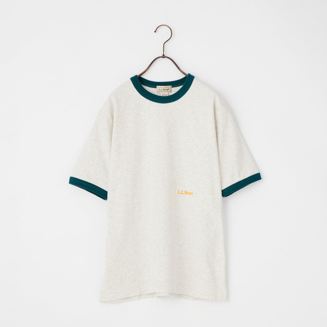 L.L.BEAN [エルエルビーン] モリル ショートスリーブ リンガー Tシャツ [6275-4142] 28 OATMEAL