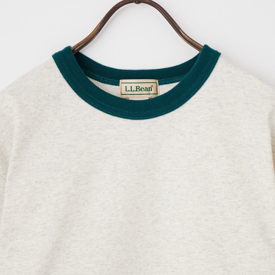 L.L.BEAN [エルエルビーン] モリル ショートスリーブ リンガー Tシャツ [6275-4142] 28 OATMEAL