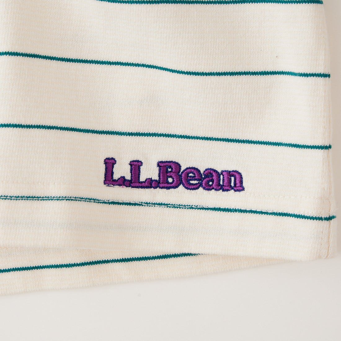 L.L.BEAN [エルエルビーン] ユニオン ショートスリーブ ストライプ Tシャツ [6275-4136] 90 OFF/GRN