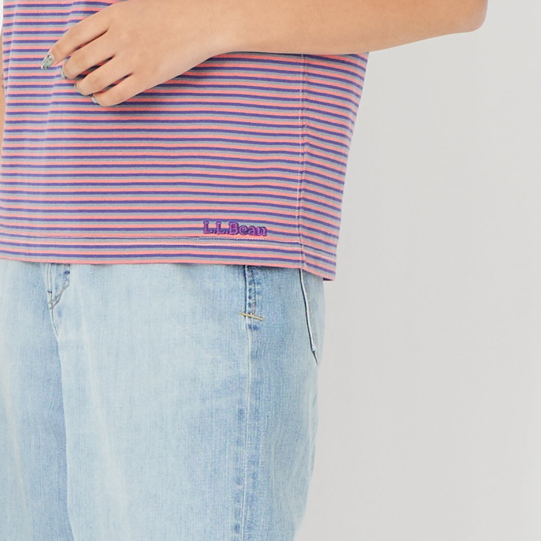 L.L.BEAN [エルエルビーン] ユニオン ショートスリーブ ストライプ T