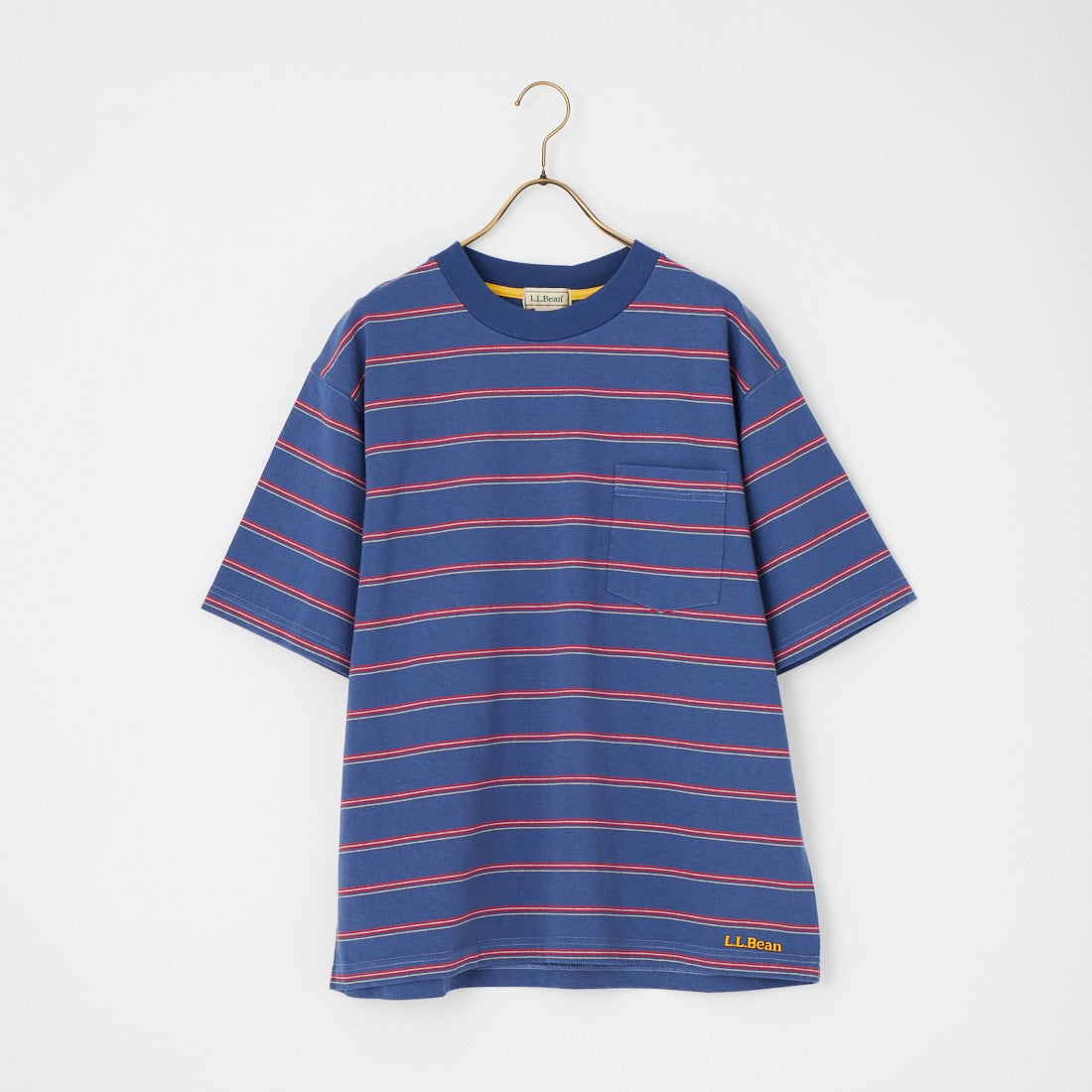 L.L.BEAN [エルエルビーン] ユニオン ショートスリーブ ストライプ Tシャツ [6275-4036] 96 NVY/RED