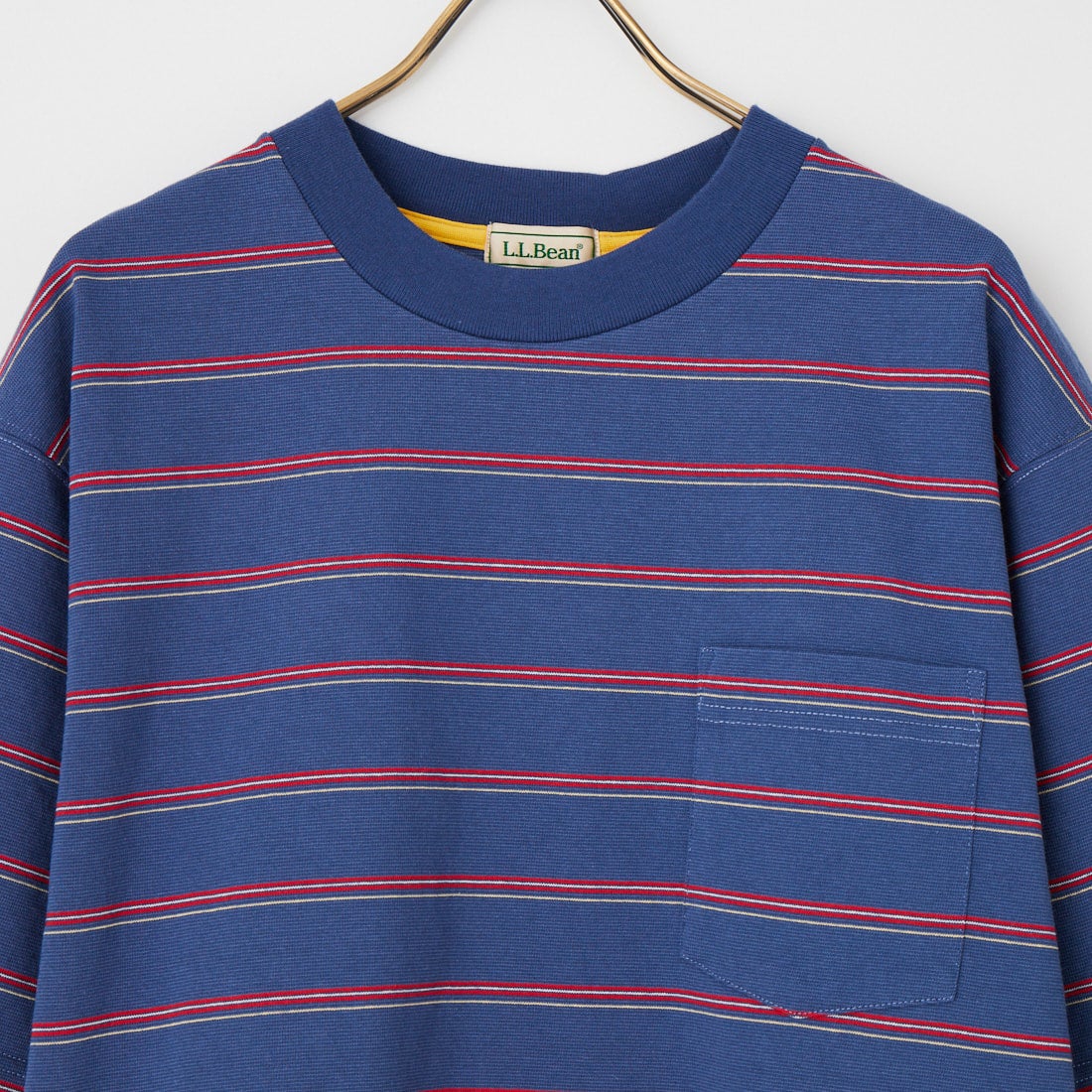 L.L.BEAN [エルエルビーン] ユニオン ショートスリーブ ストライプ Tシャツ [6275-4036] 96 NVY/RED