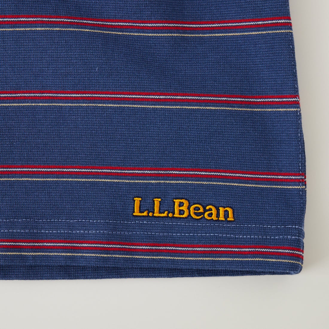 L.L.BEAN [エルエルビーン] ユニオン ショートスリーブ ストライプ Tシャツ [6275-4036] 96 NVY/RED