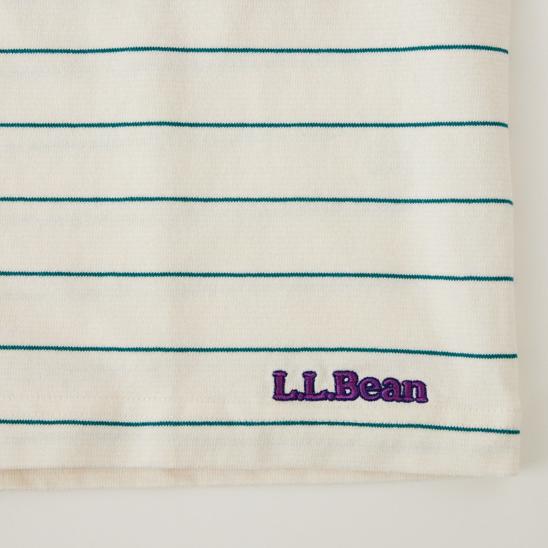 L.L.BEAN [エルエルビーン] ユニオン ショートスリーブ ストライプ Tシャツ [6275-4036] 90 OFF/GRN