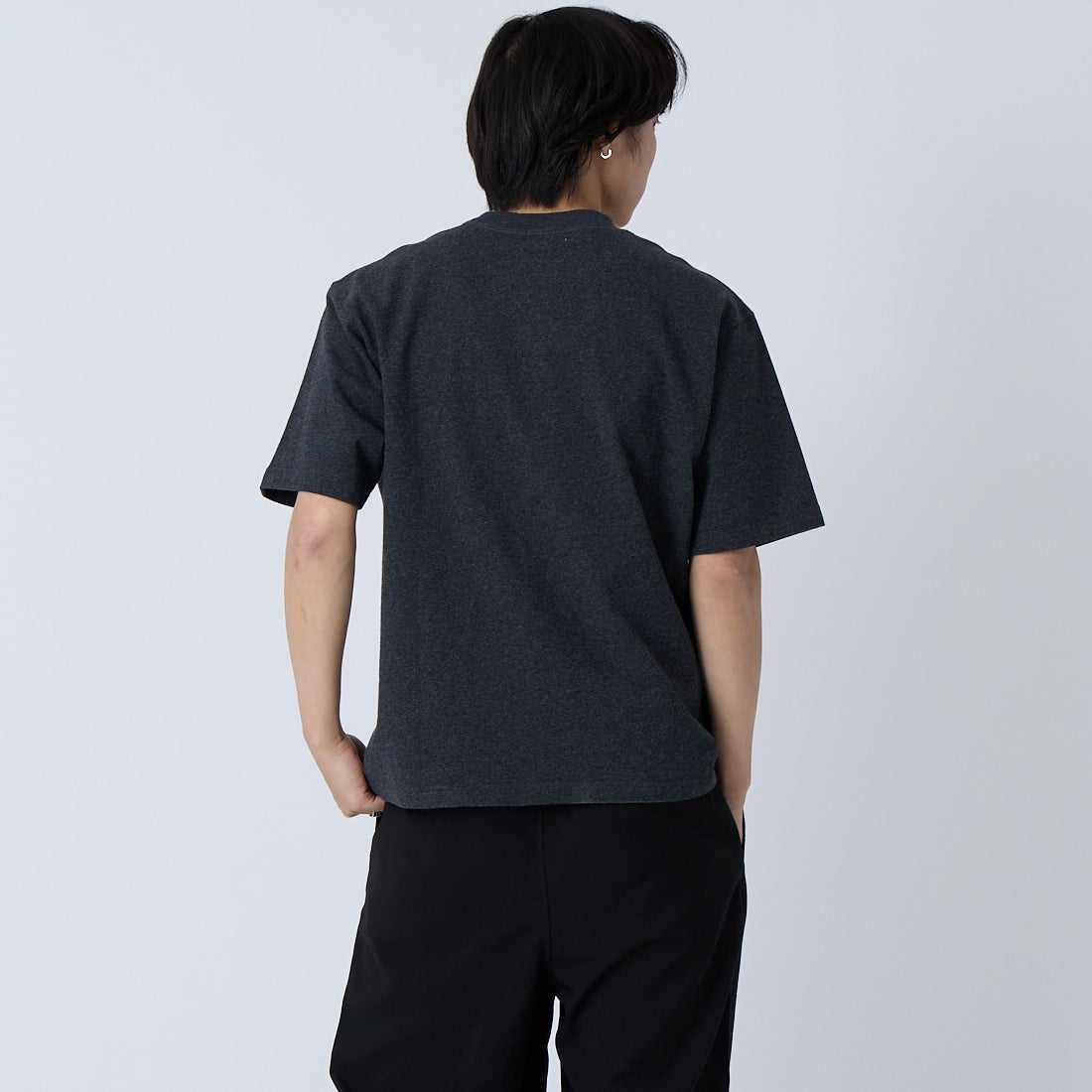 L.L.BEAN [エルエルビーン] ユニオン ショートスリーブ Tシャツ [6275-4035] 48 TOP CHRK &&モデル身長：179cm 着用サイズ：S&&