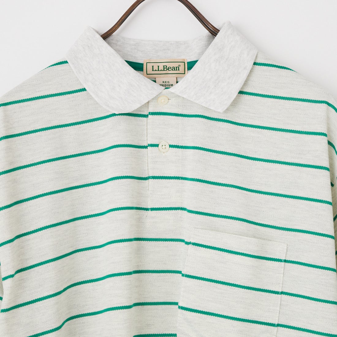 L.L.BEAN [エルエルビーン] トロイ ショートスリーブ ポロシャツ [6275-4038] 90 BIRCH/G