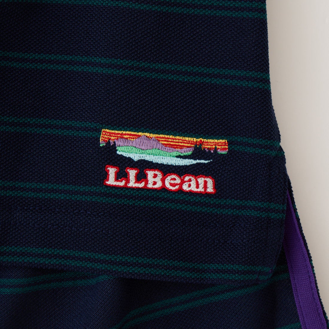 L.L.BEAN [エルエルビーン] トロイ ショートスリーブ ポロシャツ [6275-4038] 94 NVY/GRN