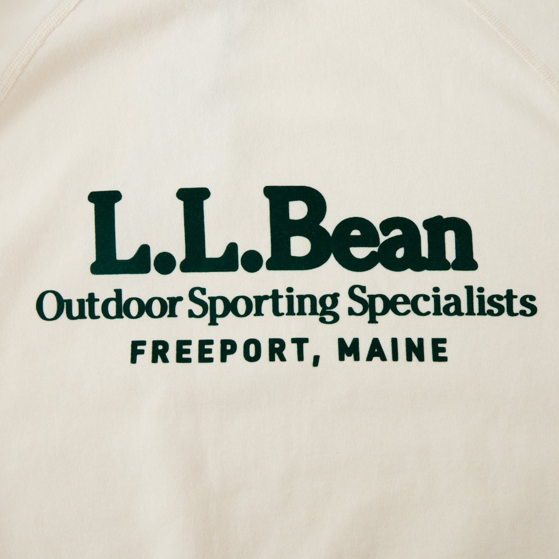 L.L.BEAN [エルエルビーン] ポーテージ ショートスリーブ スウェットシャツ [6275-4034] 28 IVORY