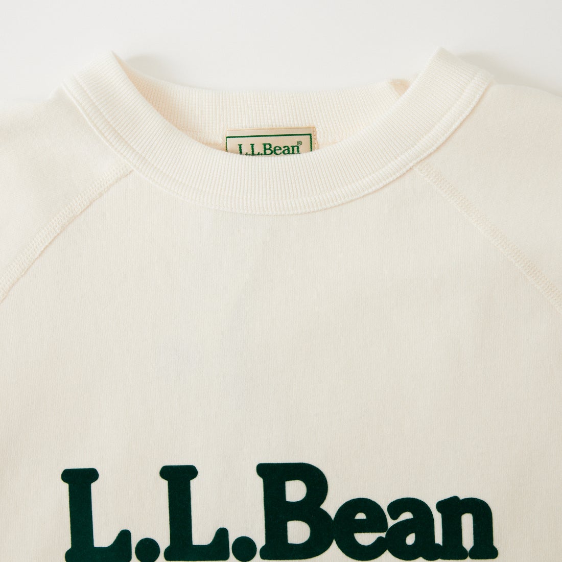 L.L.BEAN [エルエルビーン] ポーテージ ショートスリーブ スウェットシャツ [6275-4034] 28 IVORY