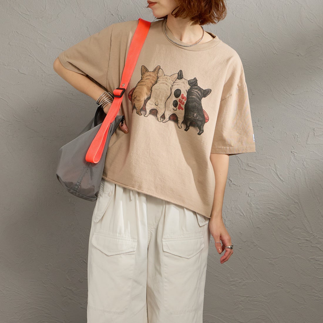 BEIGE&&モデル身長：158cm 着用サイズ：F&&