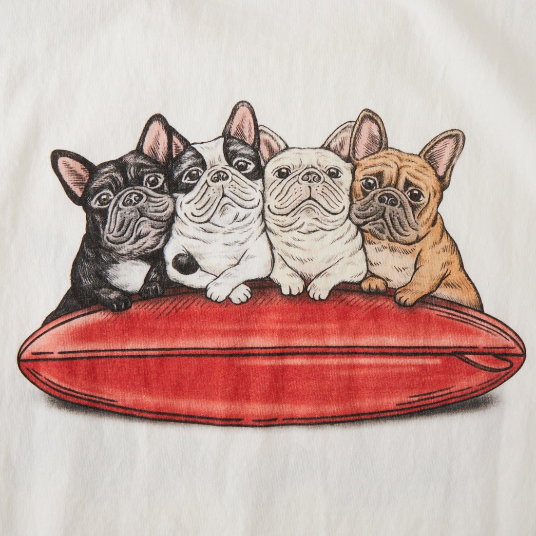 The Endless Summer [エンドレスサマー] 別注 4BUHIプリント カットオフTシャツ [FH-26574511-JF] WHITE