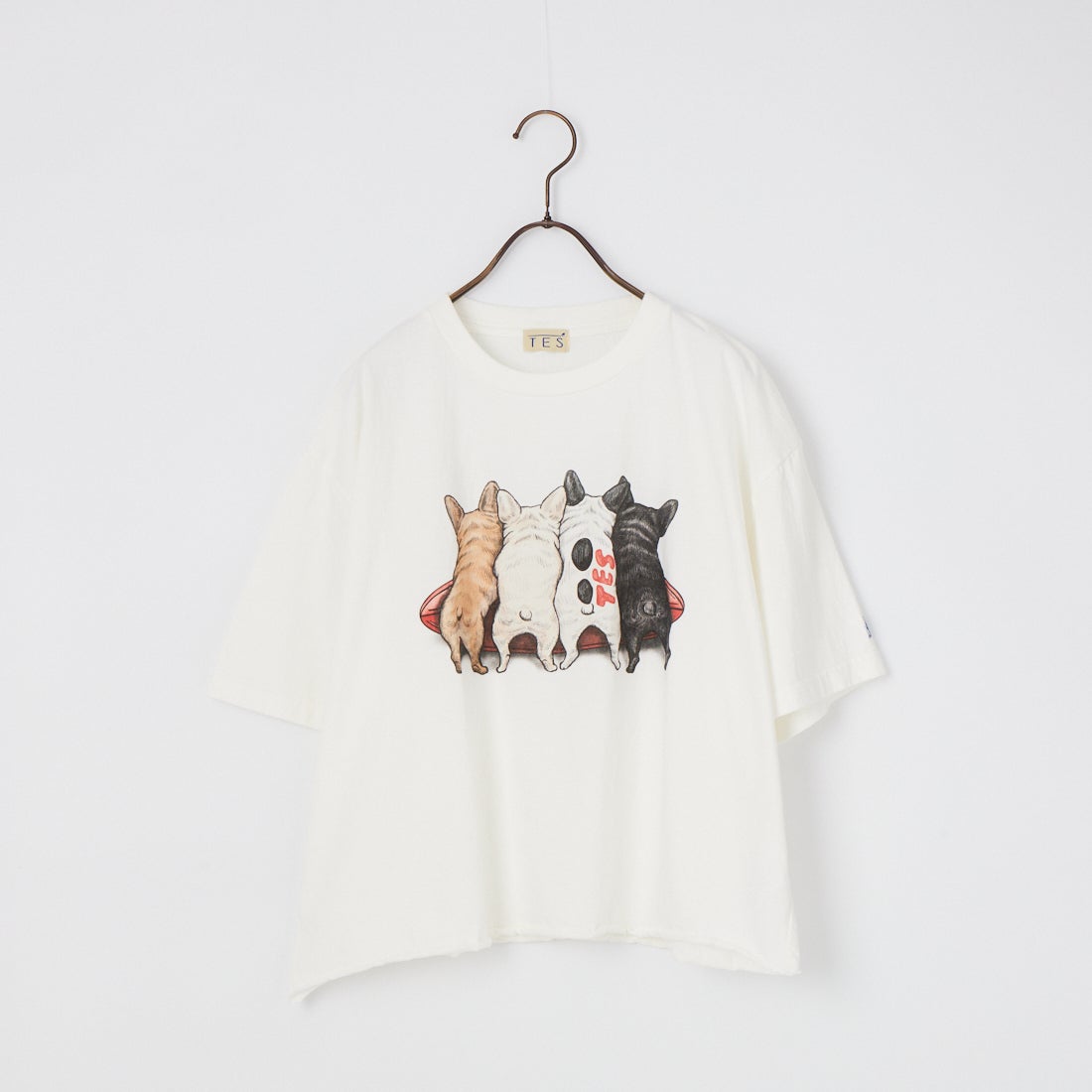 The Endless Summer [エンドレスサマー] 別注 4BUHIプリント カットオフTシャツ [FH-26574511-JF] WHITE