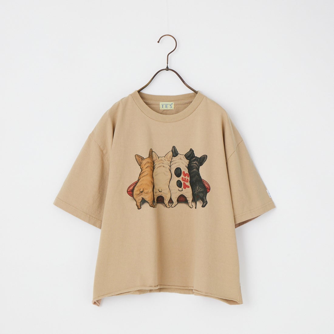 The Endless Summer [エンドレスサマー] 別注 4BUHIプリント カットオフTシャツ [FH-26574511-JF] BEIGE