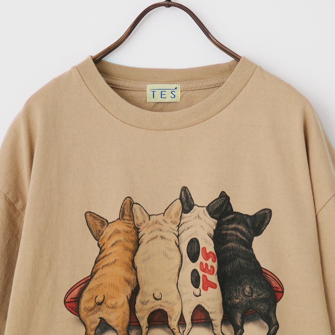 The Endless Summer [エンドレスサマー] 別注 4BUHIプリント カットオフTシャツ [FH-26574511-JF] BEIGE