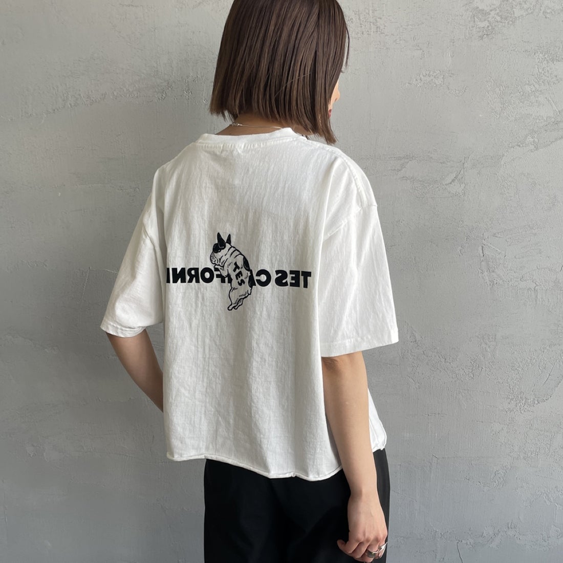 WHITE&&モデル身長：159cm 着用サイズ：F&&