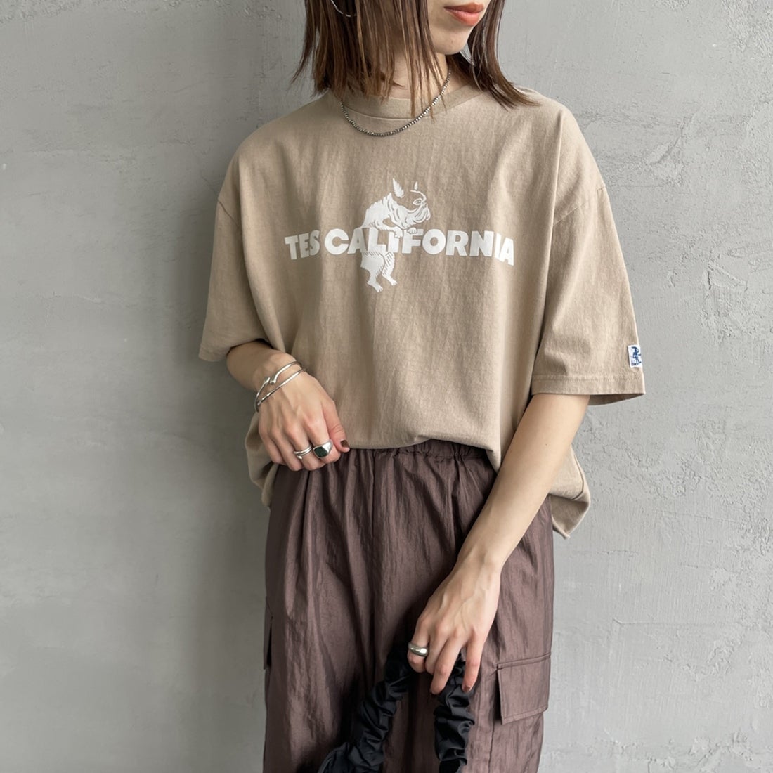 BEIGE&&モデル身長：158cm 着用サイズ：F&&