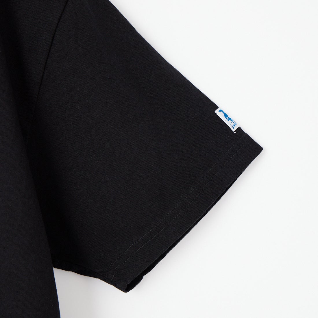 The Endless Summer [エンドレスサマー] 別注 TES CAL フロッキーロゴプリント カットオフTシャツ [FH-26574510-JF] BLACK