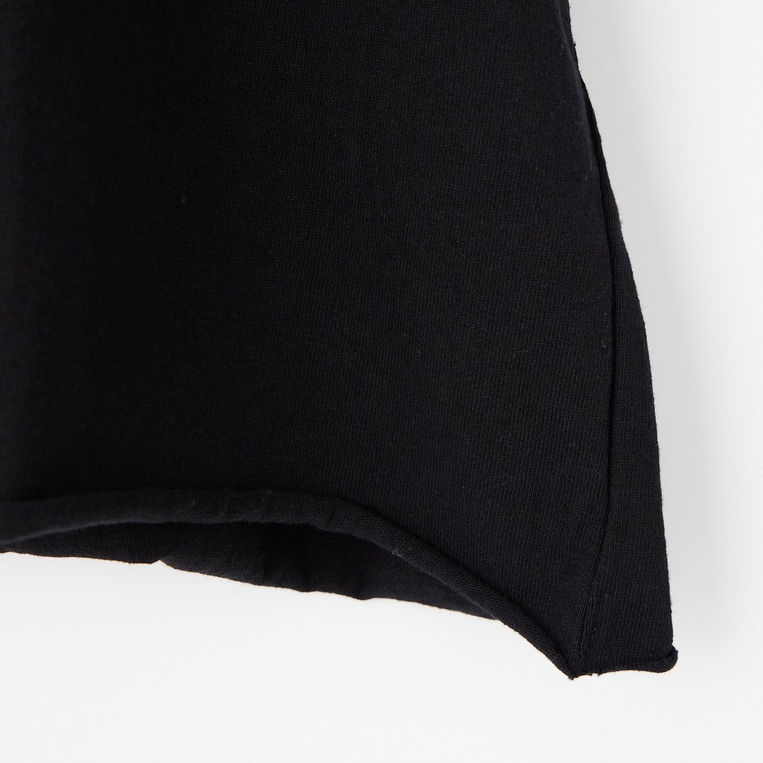 The Endless Summer [エンドレスサマー] 別注 TES CAL フロッキーロゴプリント カットオフTシャツ [FH-26574510-JF] BLACK