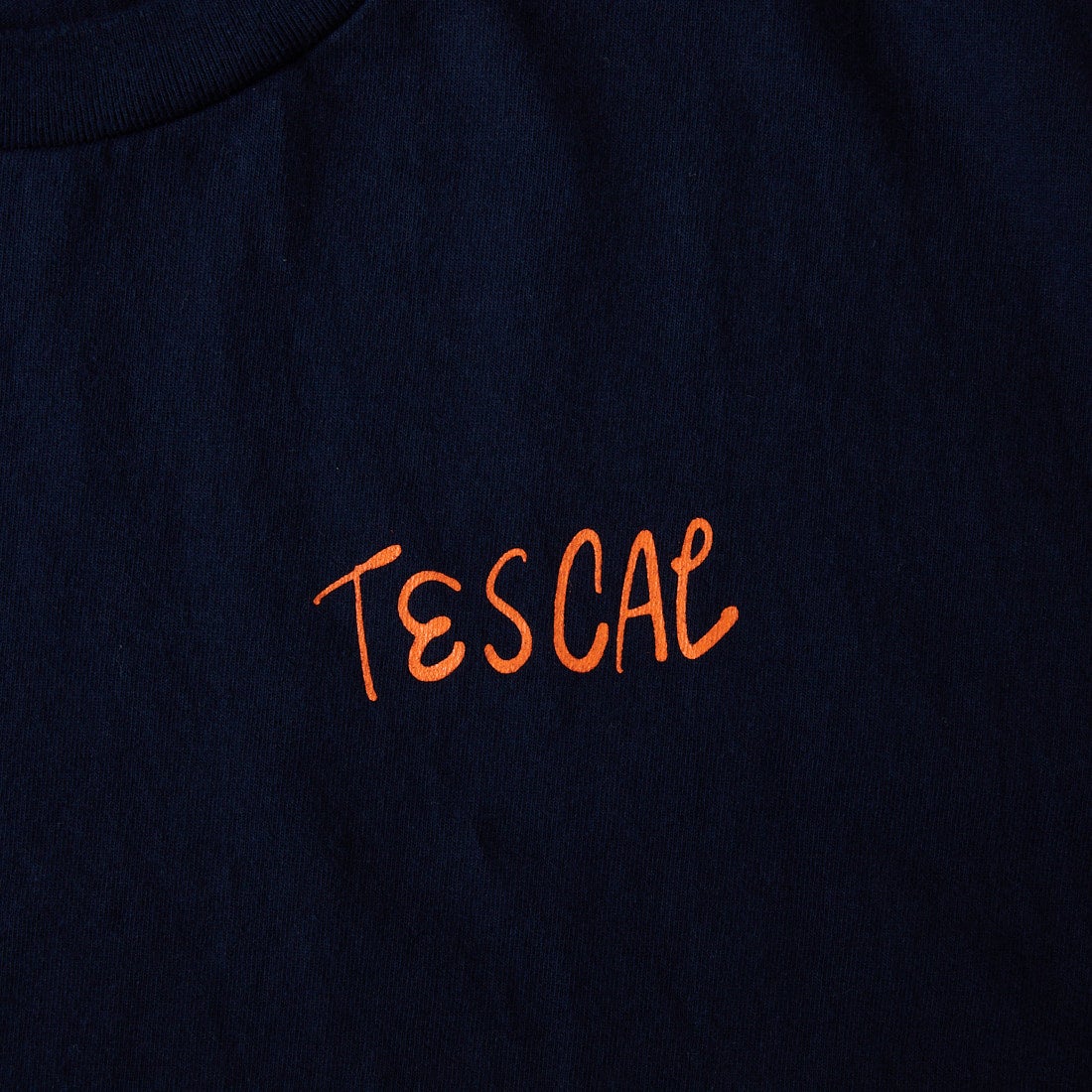 The Endless Summer [エンドレスサマー] 別注 手書き風ロゴ BUHIバックプリント カットオフTシャツ [FH-26574509-JF] NAVY