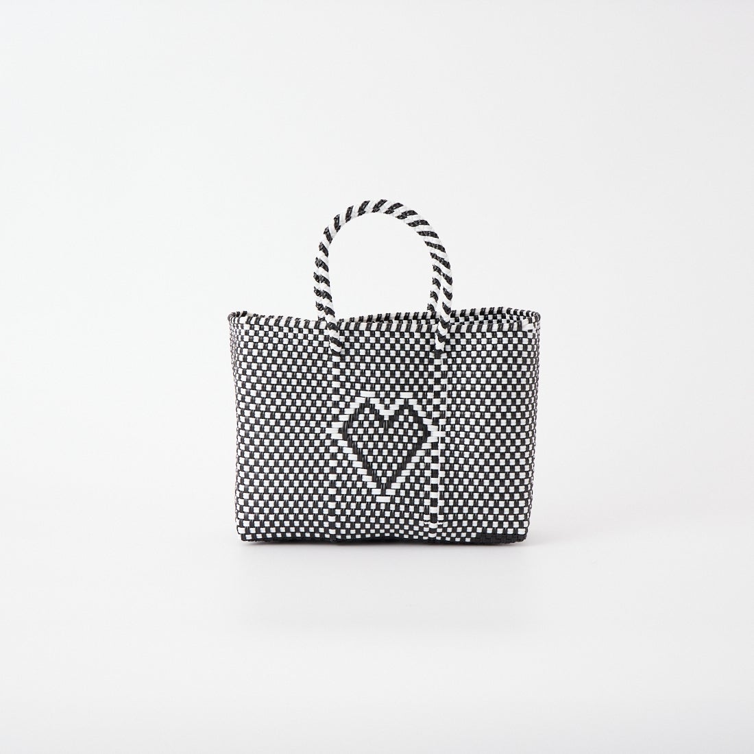 Letra [レトラ] メルカドバッグ (XXS) CHICA CORAZON [610751106] BLK/WHT