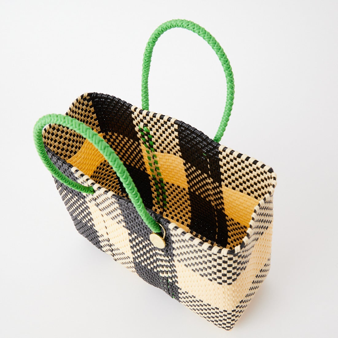 Letra [レトラ] メルカドバッグ (XXS) CHICA CHECK [610751114] CRM/BLK