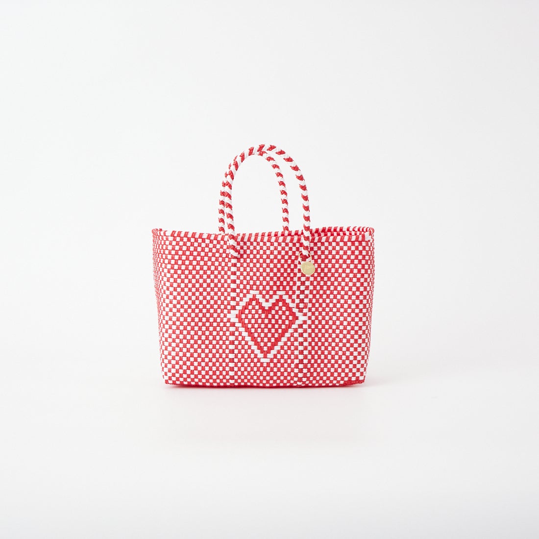 Letra [レトラ] メルカドバッグ (XXS) CHICA CORAZON [610751107] RED/WHT