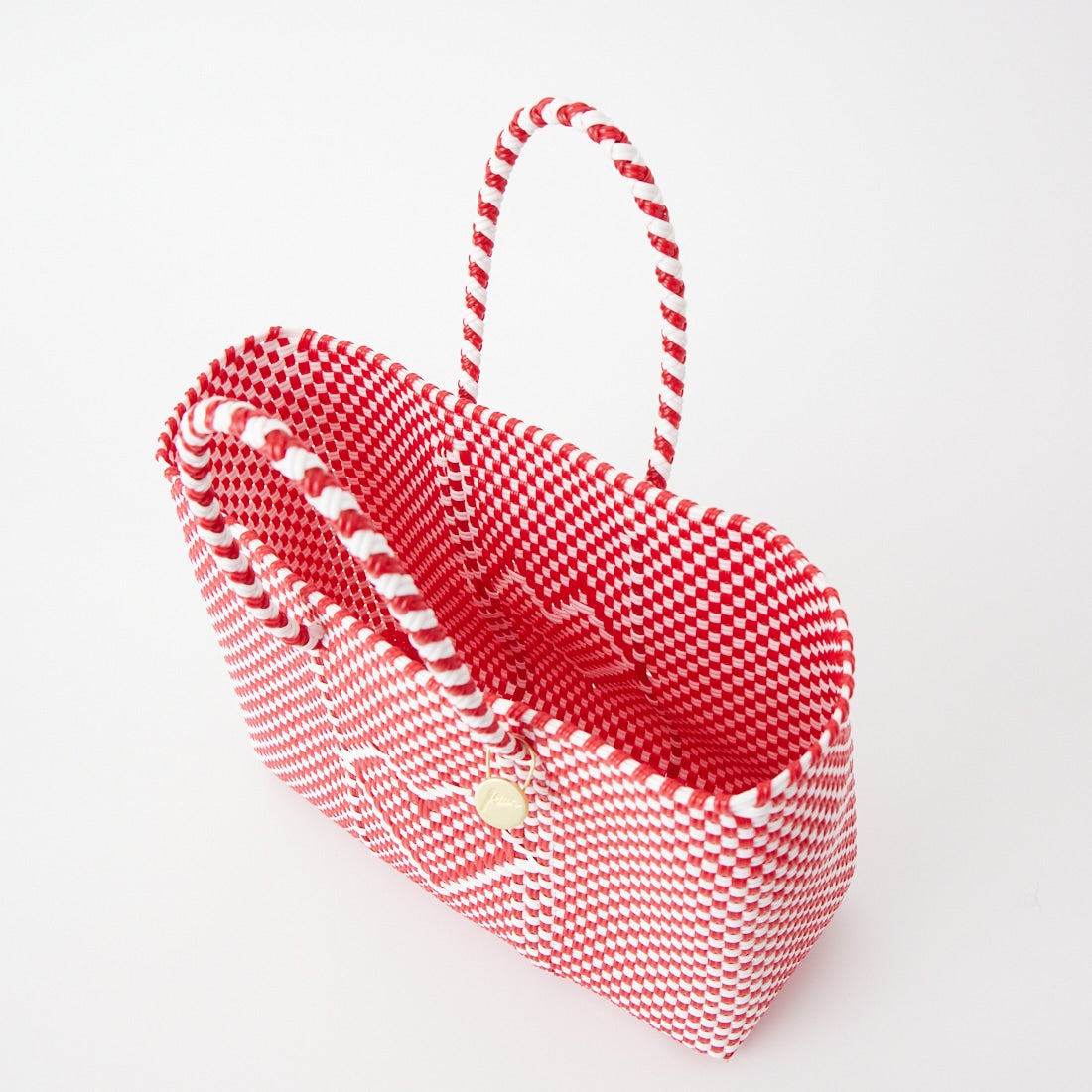 Letra [レトラ] メルカドバッグ (XXS) CHICA CORAZON [610751107] RED/WHT