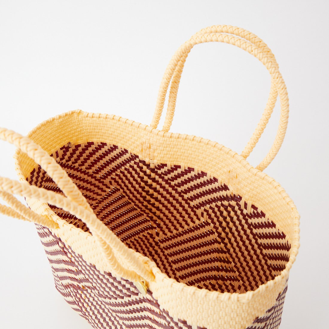 Letra [レトラ] メルカドバッグ (S) TAPETE [610725069] DK RED/CRM