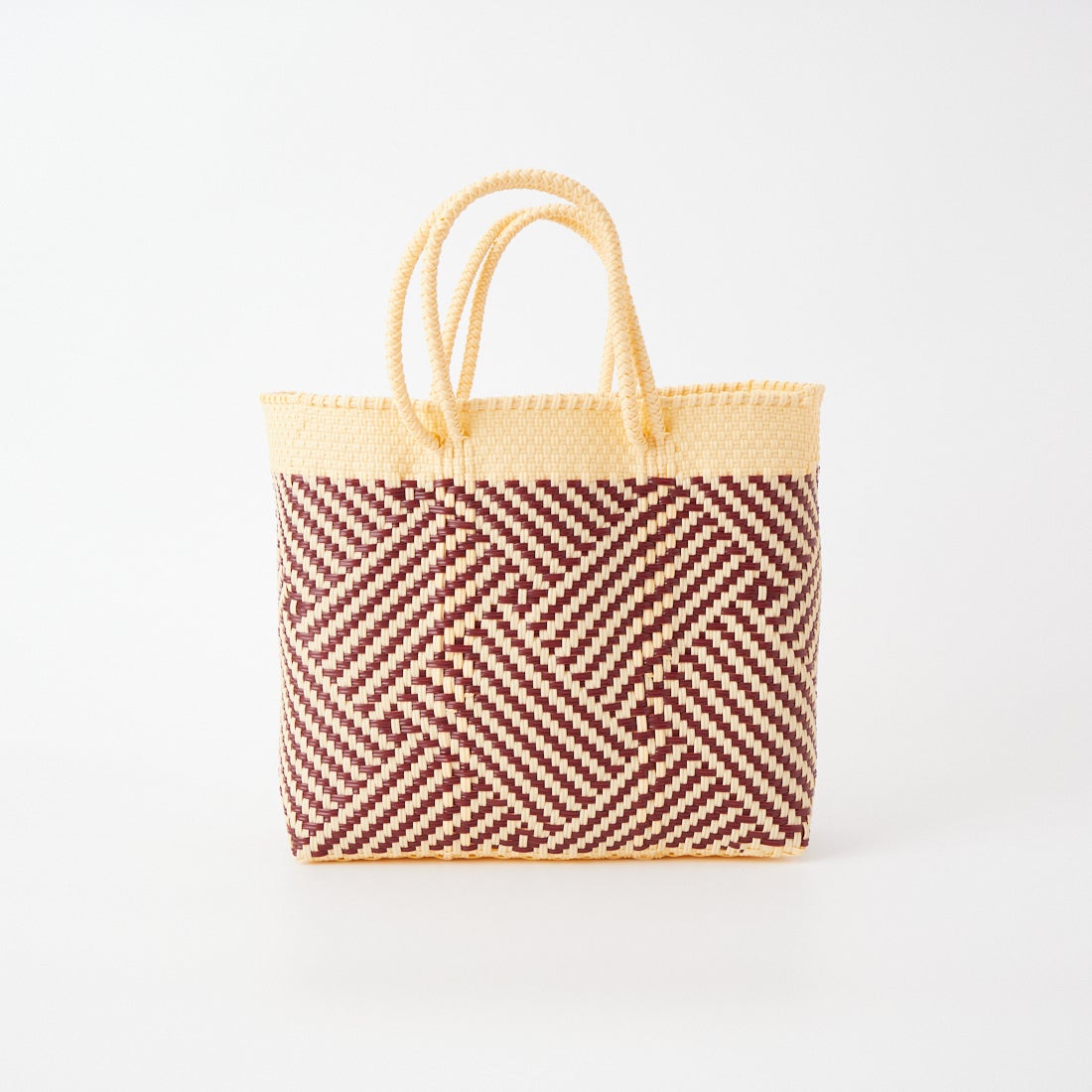 Letra [レトラ] メルカドバッグ (S) TAPETE [610725069] DK RED/CRM