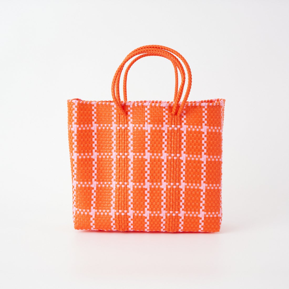 Letra [レトラ] メルカドバッグ (S) LATTICE [610725844] ORG/PNK