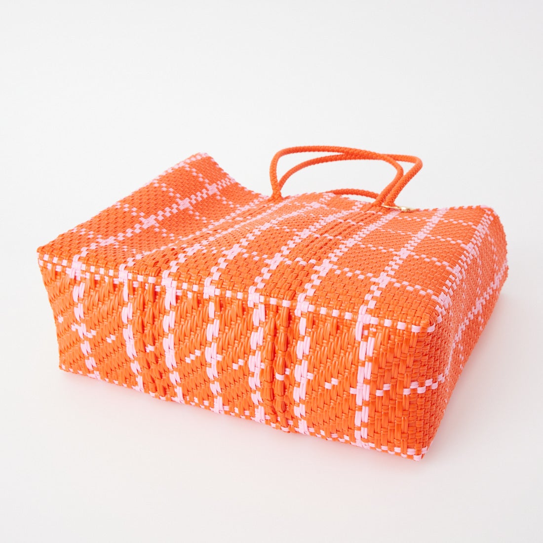 Letra [レトラ] メルカドバッグ (S) LATTICE [610725844] ORG/PNK