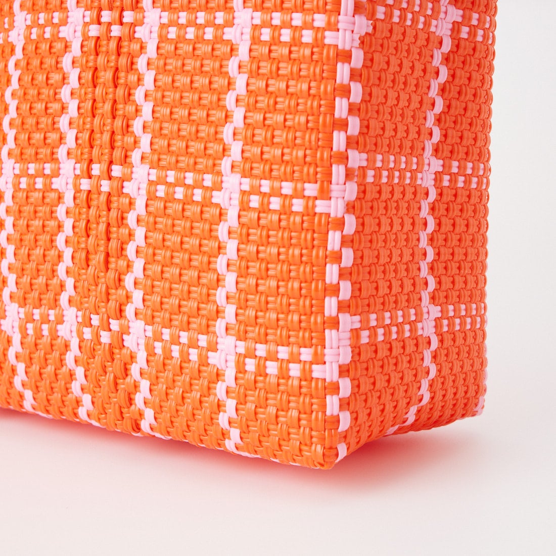 Letra [レトラ] メルカドバッグ (S) LATTICE [610725844] ORG/PNK