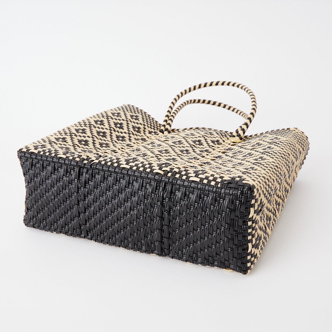 Letra [レトラ] メルカドバッグ (S) ROMBO [610720449] BLK/CRE S