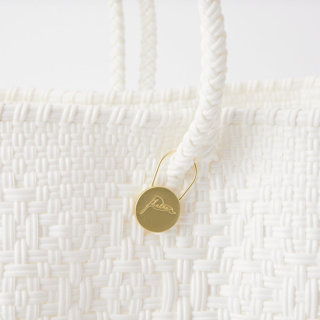 Letra [レトラ] メルカドバッグ (S) ROMBO [610720321] WHT S