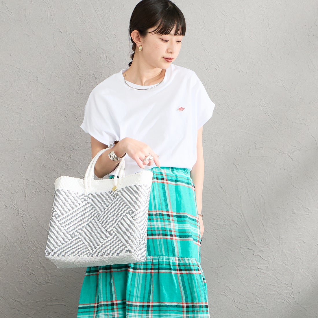 Letra [レトラ] メルカドバッグ (S) TAPETE [610725057] WHT/SIL S