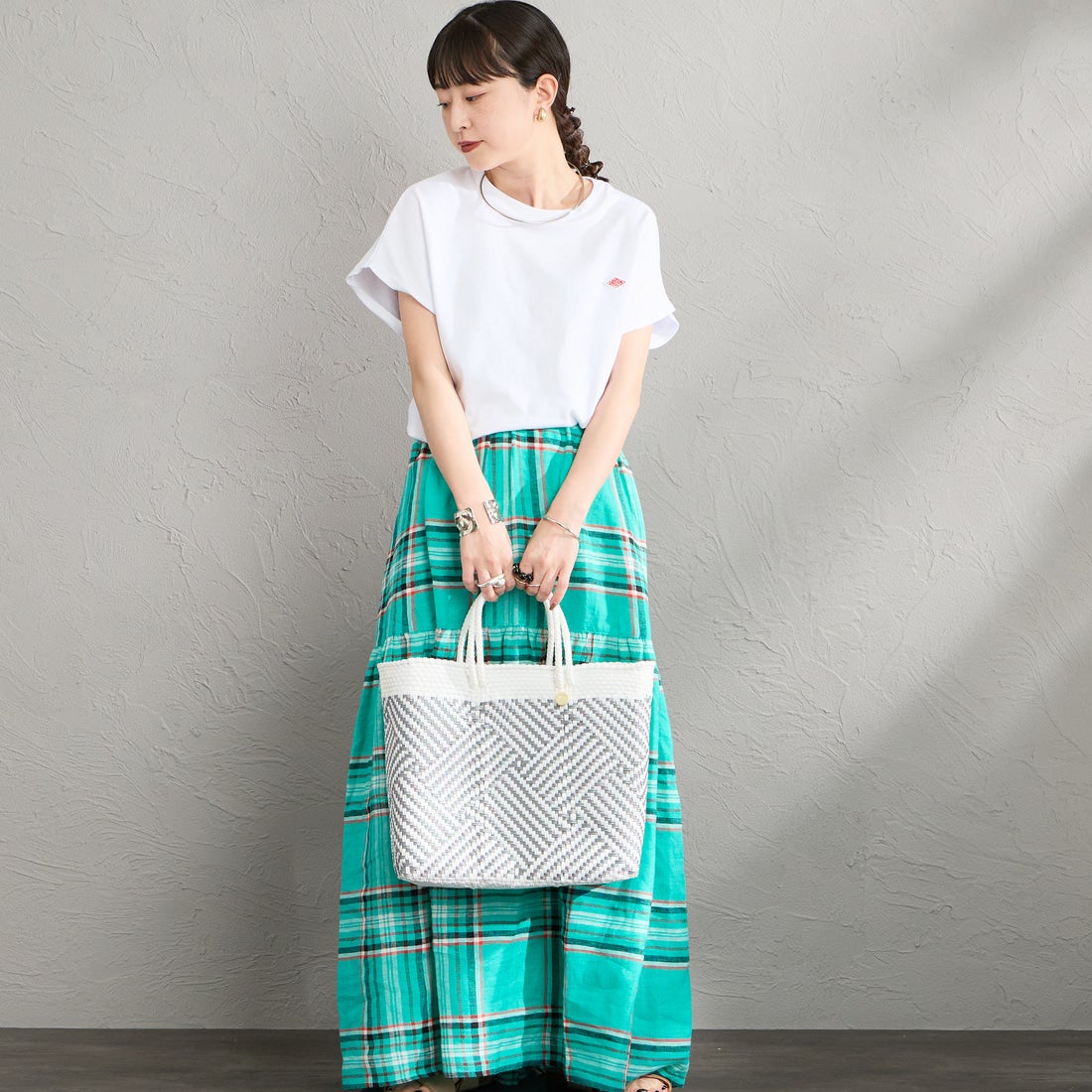 Letra [レトラ] メルカドバッグ (S) TAPETE [610725057] WHT/SIL S