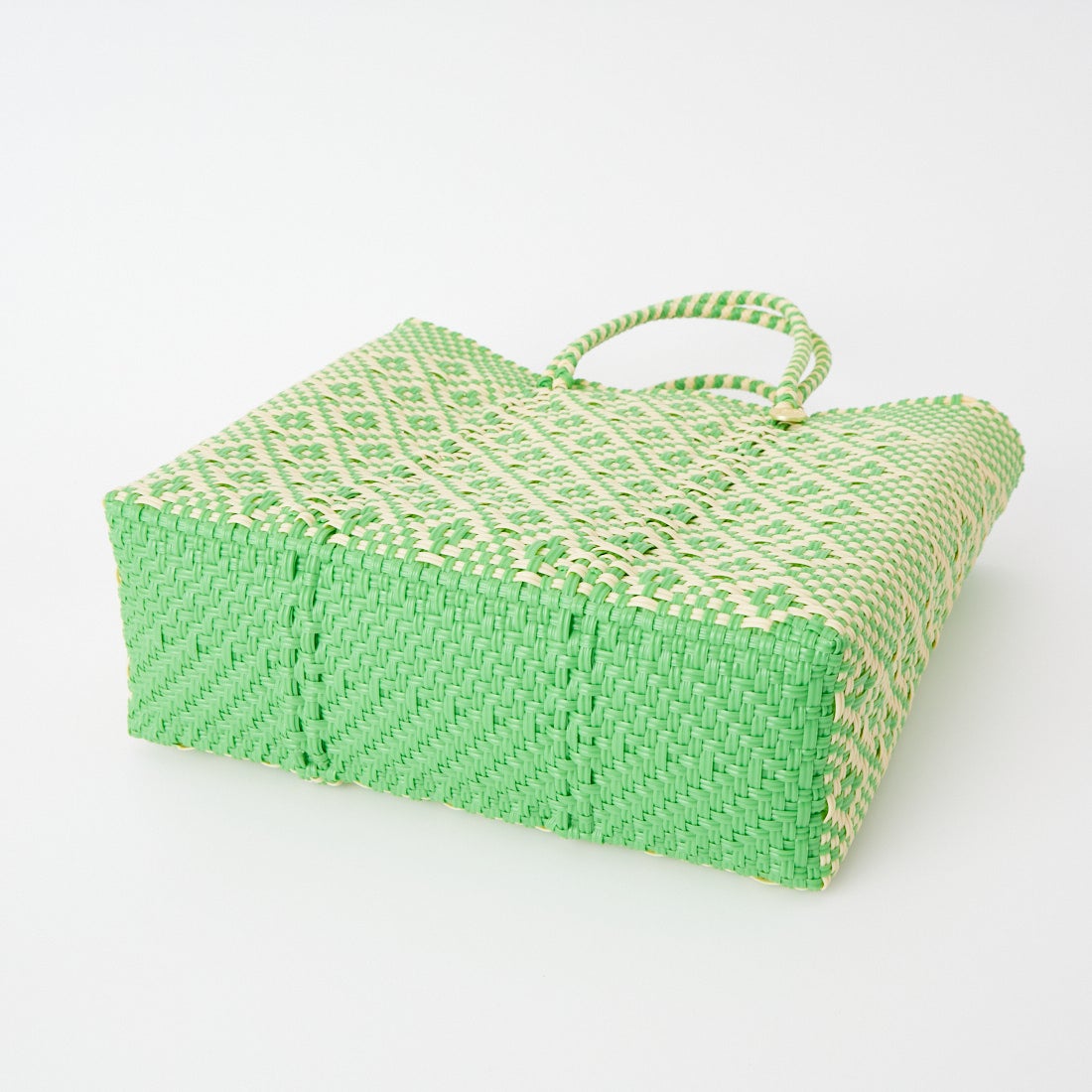 Letra [レトラ] メルカドバッグ (S) ROMBO [610720493] LT GRN/CRM