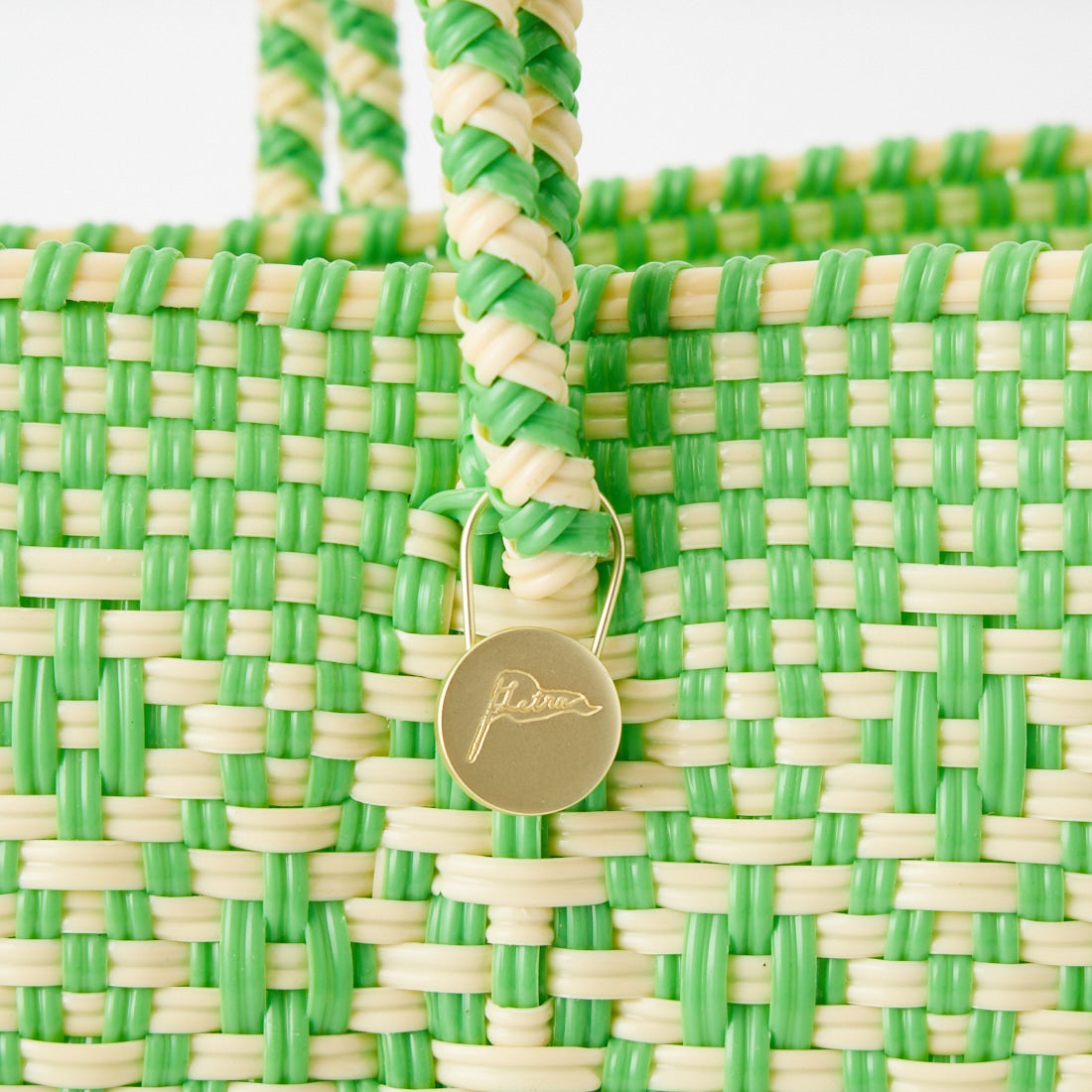 Letra [レトラ] メルカドバッグ (S) ROMBO [610720493] LT GRN/CRM