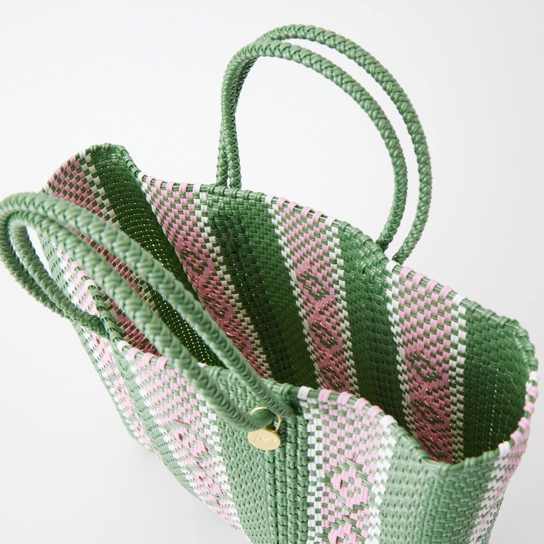 Letra [レトラ] メルカドバッグ (S) SERIE [610727117] MT GRN/PNK