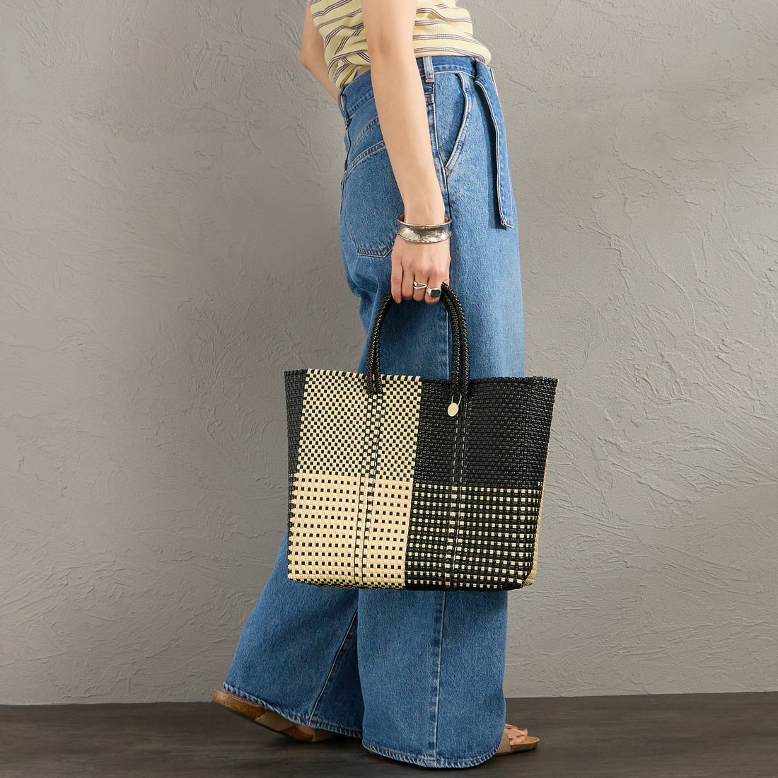 Letra [レトラ] メルカドバッグ (S) ARENA [610721473] BLK/CRM