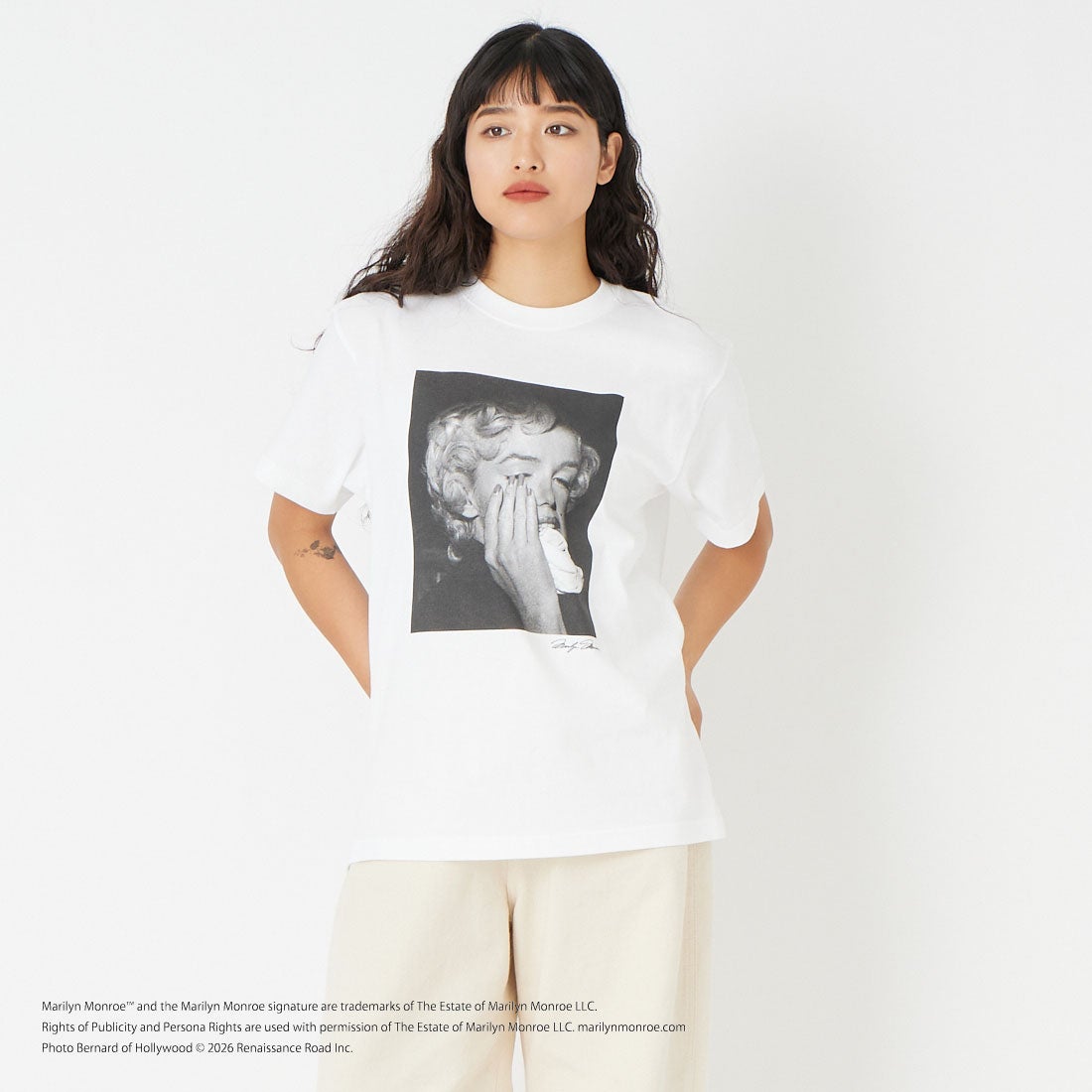 GOOD ROCK SPEED [グッドロックスピード] マリリン・モンロー ショートスリーブTシャツ [26MRM009W] WHITE