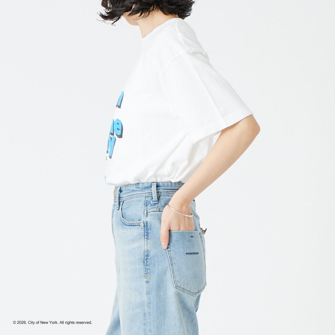 GOOD ROCK SPEED [グッドロックスピード] NYC ショートスリーブTシャツ [26NYC008W] WHITE