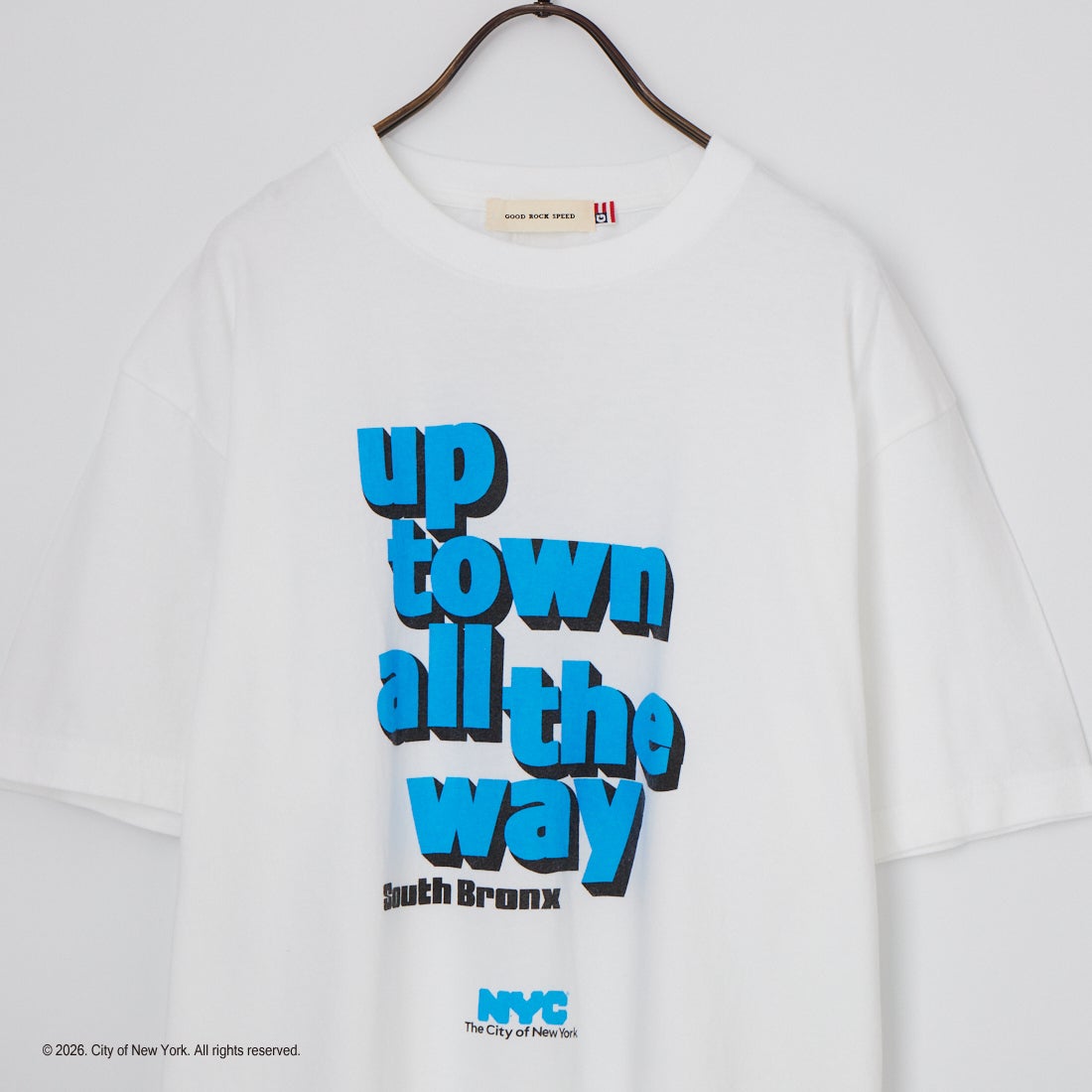 GOOD ROCK SPEED [グッドロックスピード] NYC ショートスリーブTシャツ [26NYC008W] WHITE