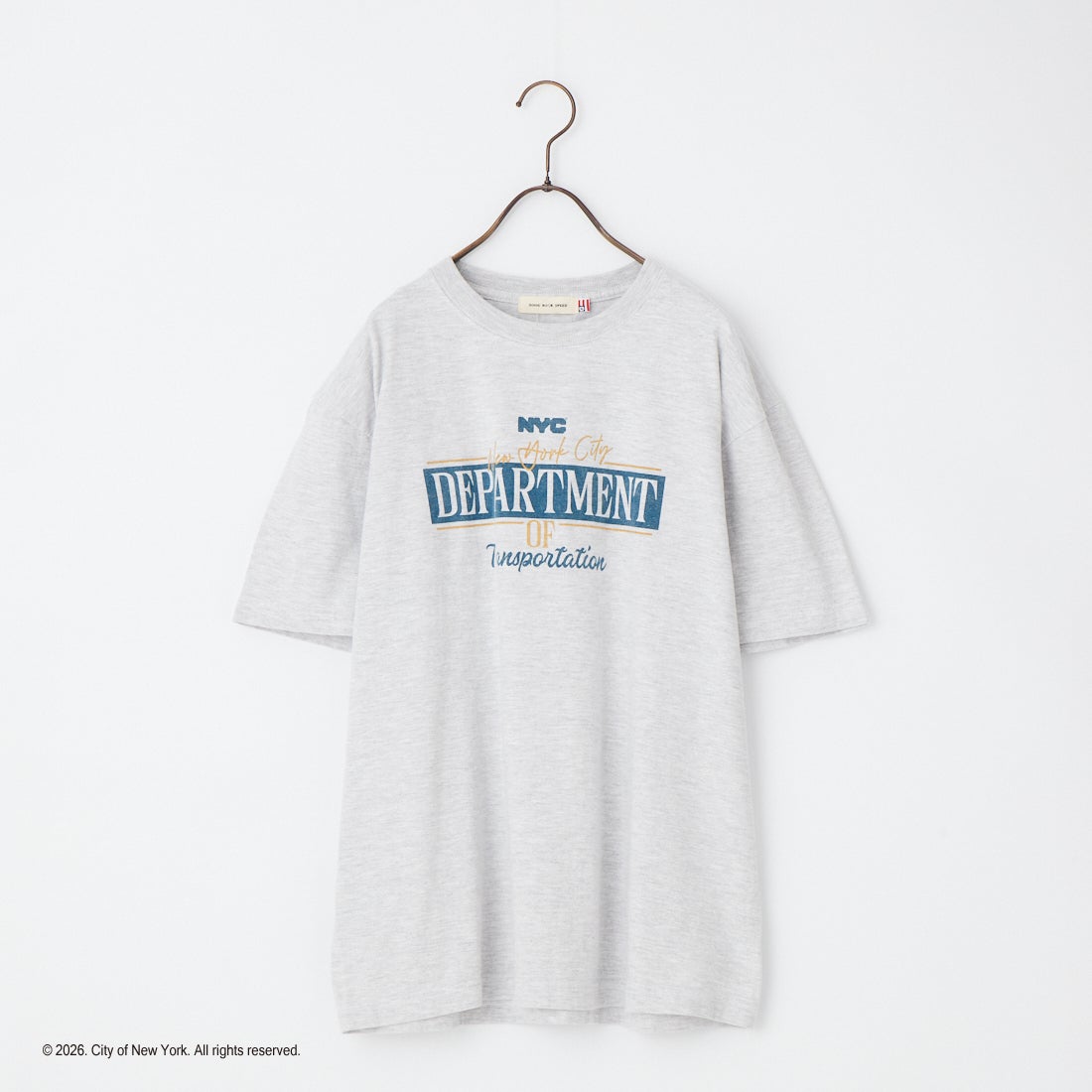 GOOD ROCK SPEED [グッドロックスピード] NYC ショートスリーブTシャツ [26NYC007W] ASH