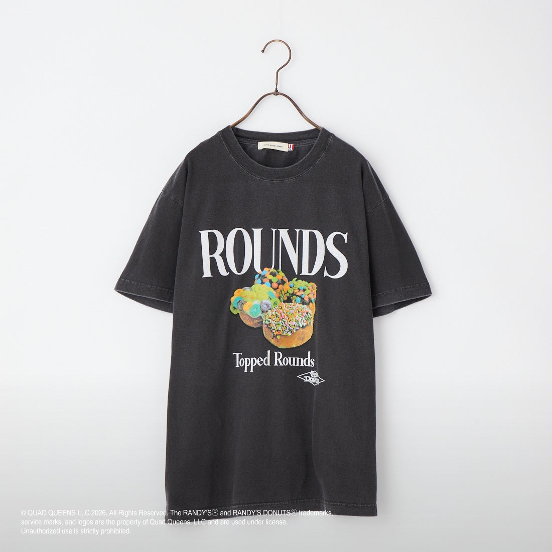 GOOD ROCK SPEED [グッドロックスピード] RANDY'S DONUTS プリントTシャツ [26RDN006W] CHARCOAL