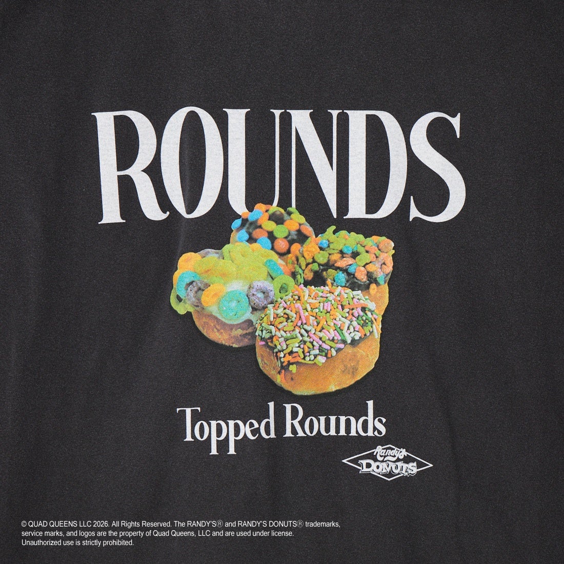 GOOD ROCK SPEED [グッドロックスピード] RANDY'S DONUTS プリントTシャツ [26RDN006W] CHARCOAL