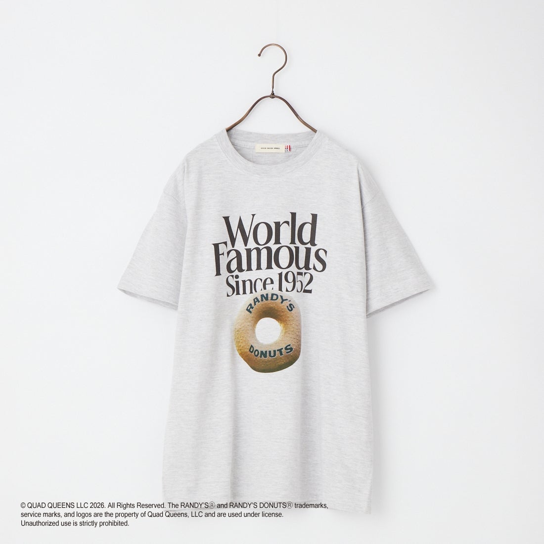 GOOD ROCK SPEED [グッドロックスピード] RANDY'S DONUTS プリントTシャツ [26RDN005W] ASH